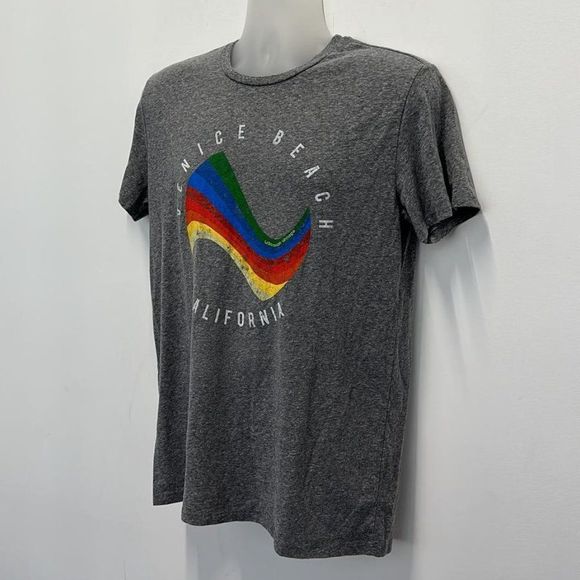 California Vintage Venice Beach Grey T-Shirt Size M - Picture 3 of 5